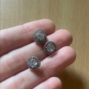 Elegant Silver Stud Earrings